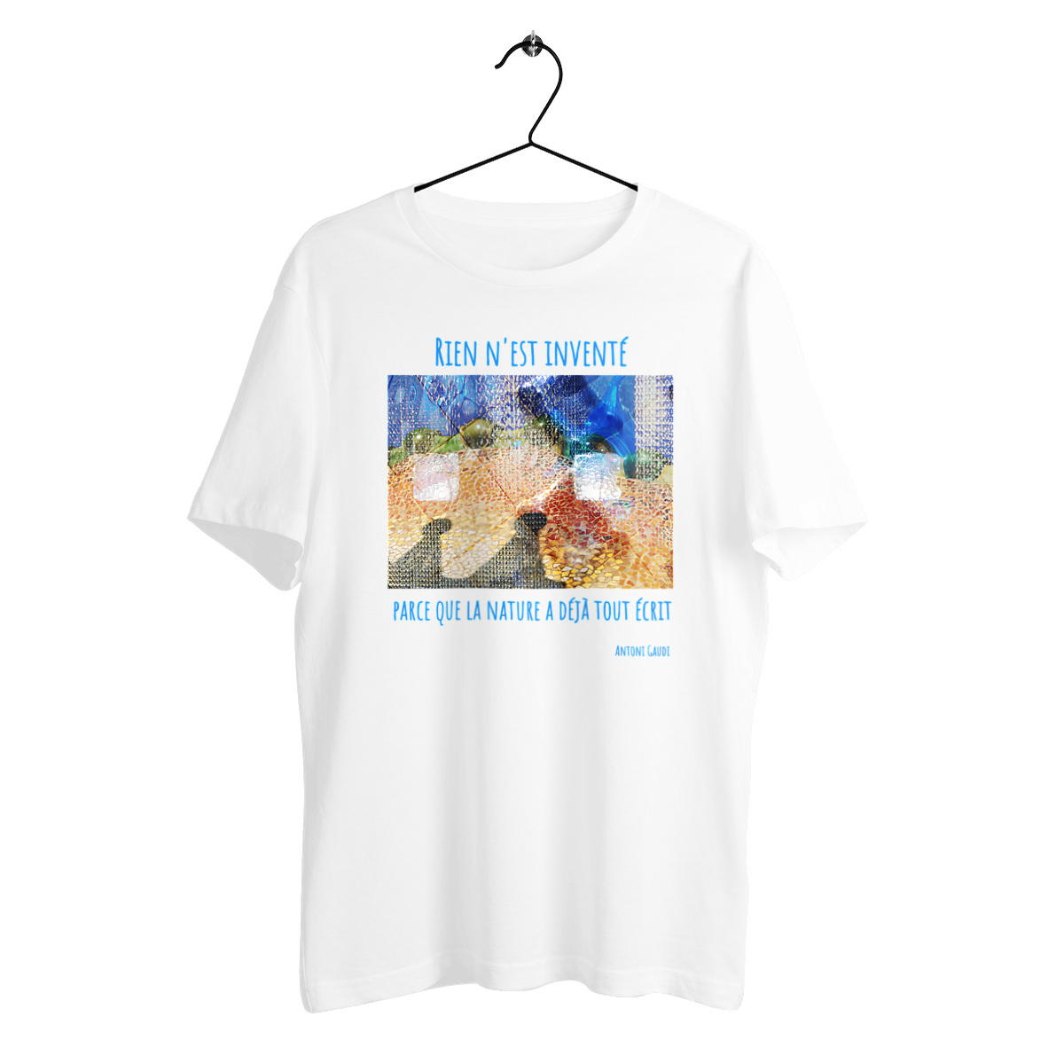 Image back Rien n'est inventé... : T-shirt épais coton bio