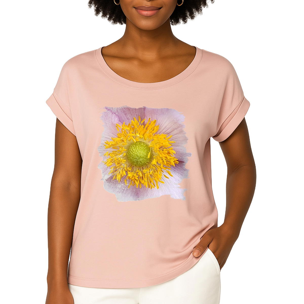Image du produit Eglantier : T-shirt femme 100% coton bio