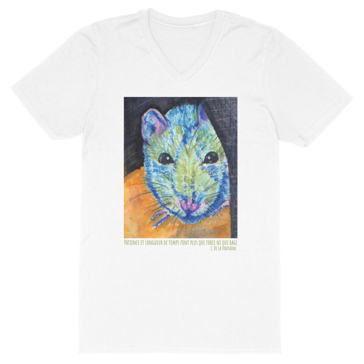 Image back Patience et longueur de temps : T-shirt 100% coton bio