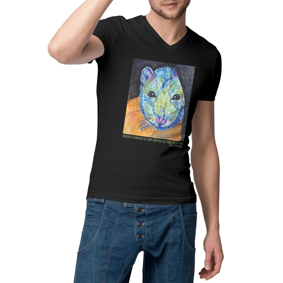 Image front Patience et longueur de temps : T-shirt 100% coton bio