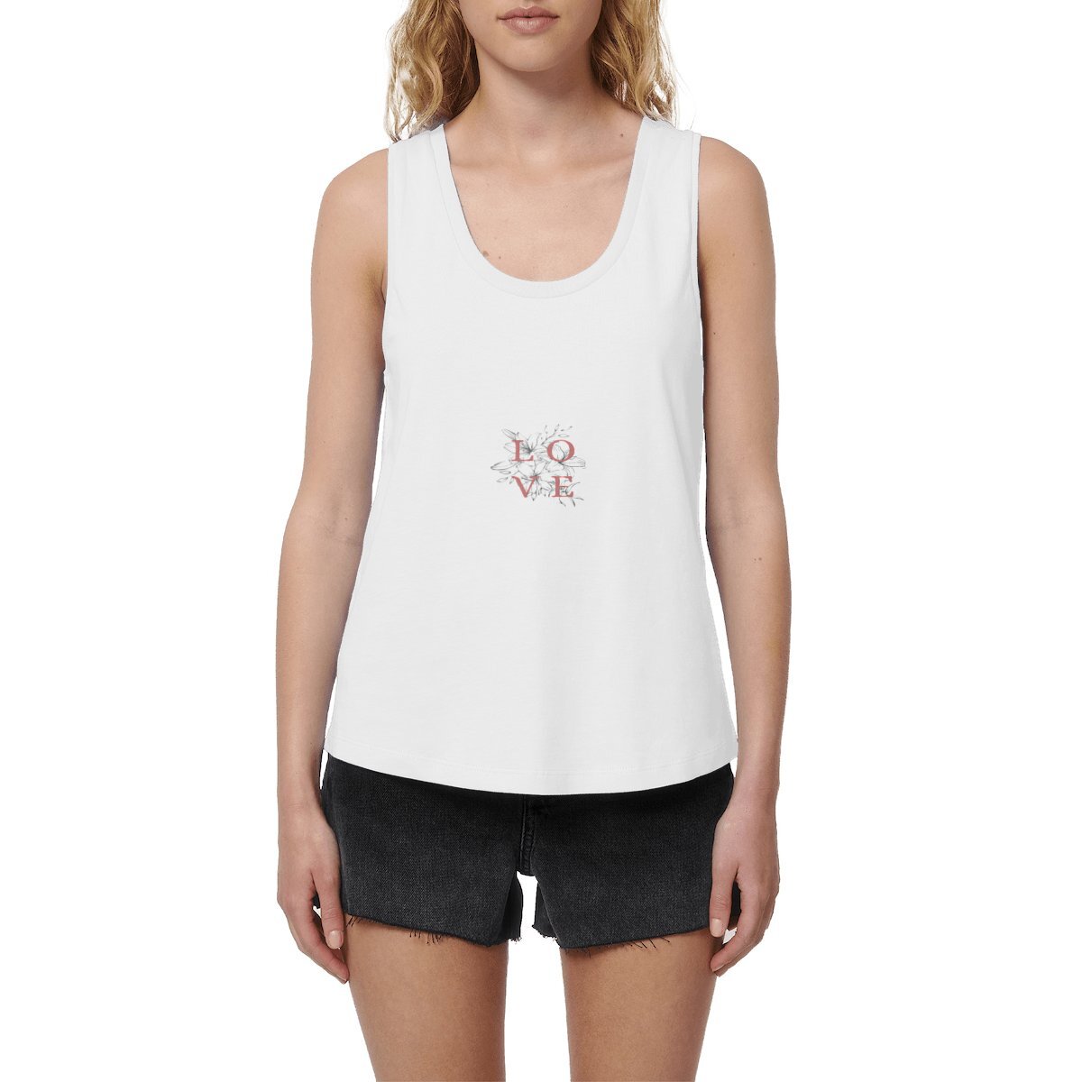 Image front Loose fitting woman’s tank top