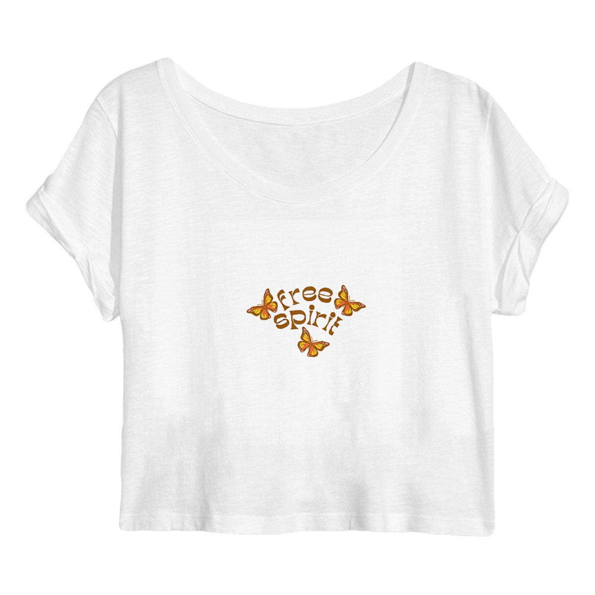 Image back Woman crop top