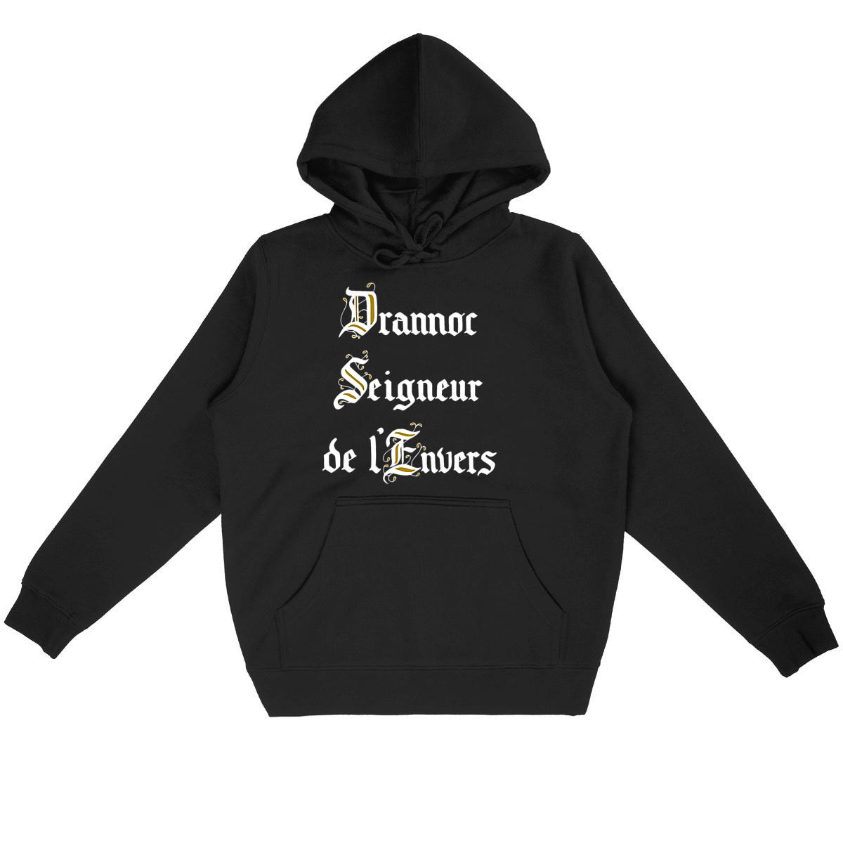 Sweat à capuche Homme / Hoodie Drannoc - Humour décalé - Coton premium 