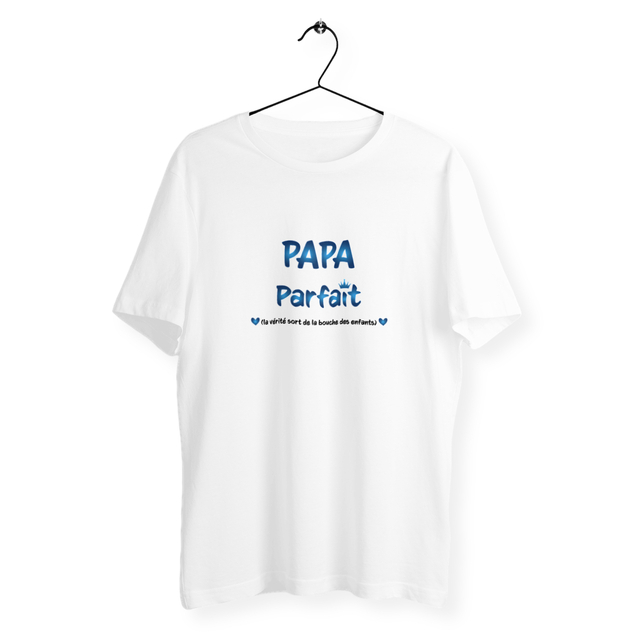Image back T-shirt homme papa parfait