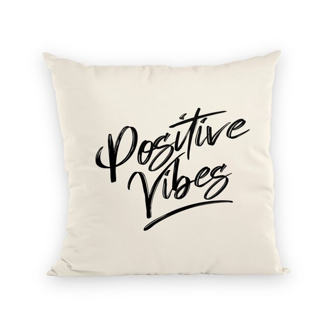 Image back Coussin positive vibes