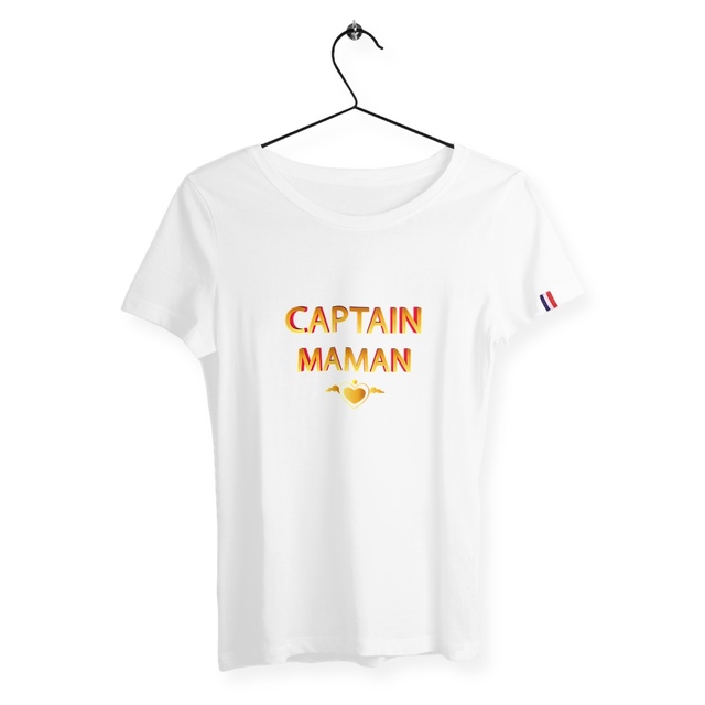 Image back T-shirt captain maman France édition