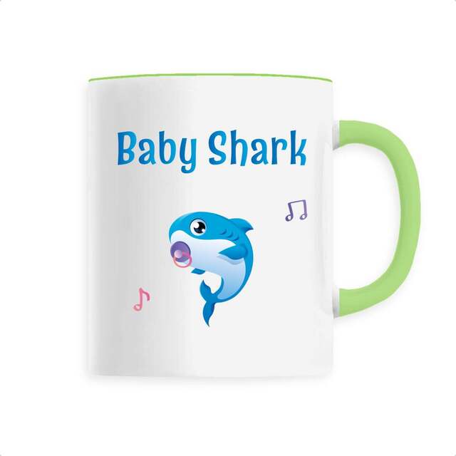 Image back Mug céramique baby shark