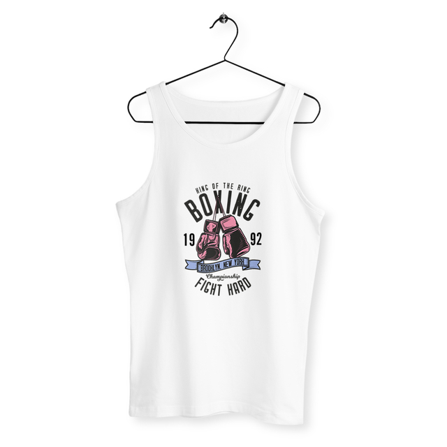 Image back Débardeur homme boxe