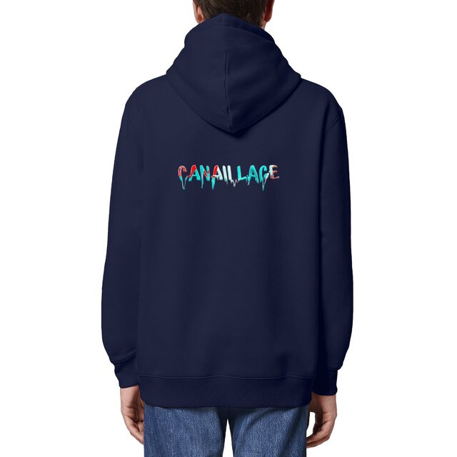 Image front Sweat unisexe canaillage paint