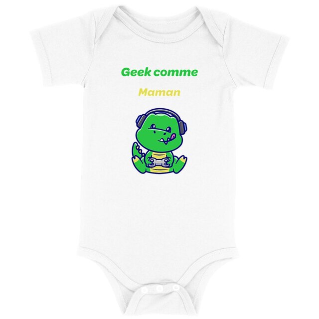 Image back Body geek comme maman crocodile