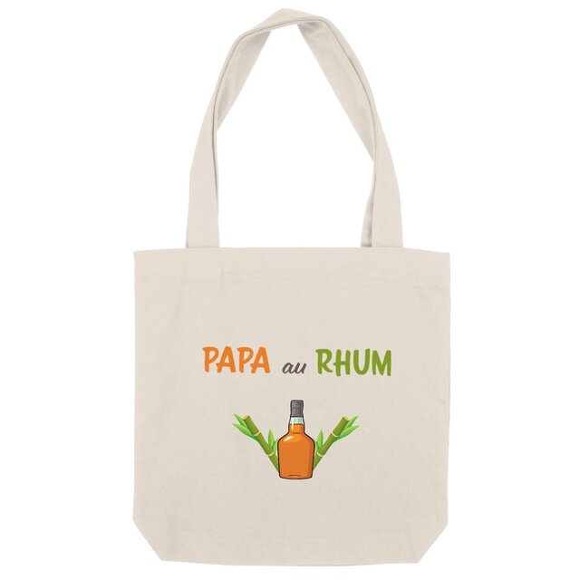 Image back Sac coton papa au rhum