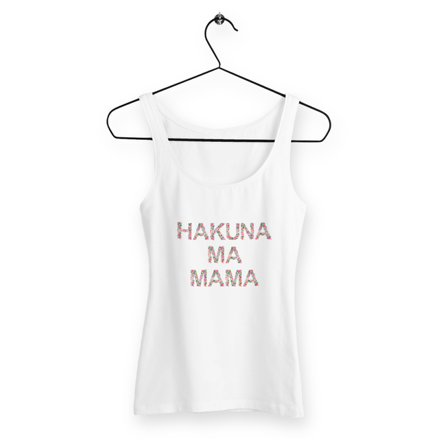 Image back Débardeur femme hakuna ma mama