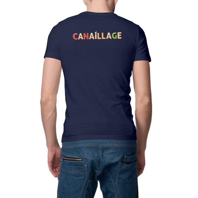 Image front T-shirt canaillage Noël
