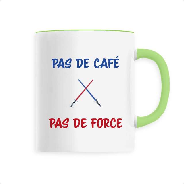 Image back Mug céramique pas de café pas de force