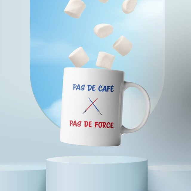 Image front Mug céramique pas de café pas de force