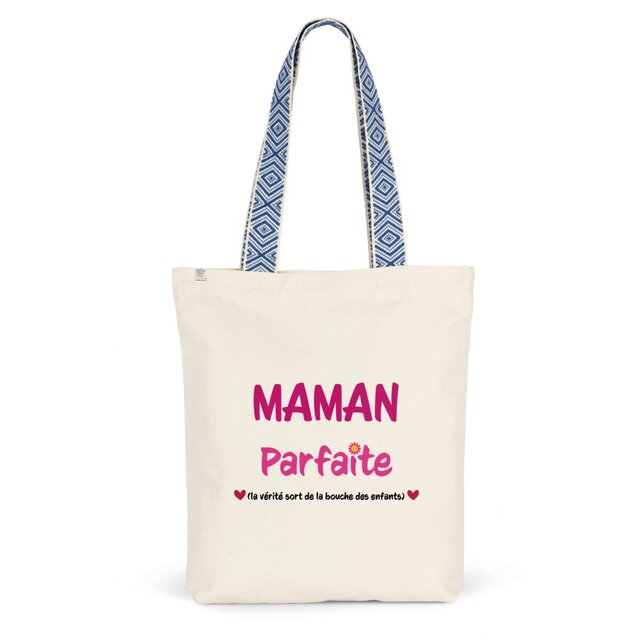 Image back Sac coton ethnique maman parfaite