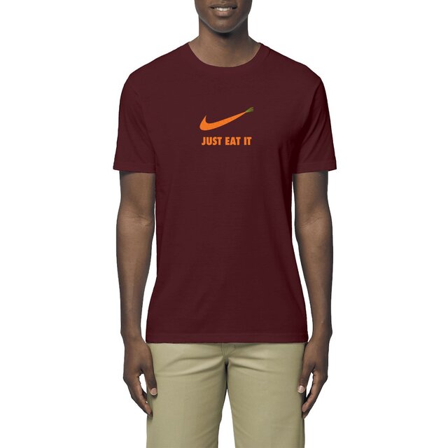 Image front T-shirt homme just eat it