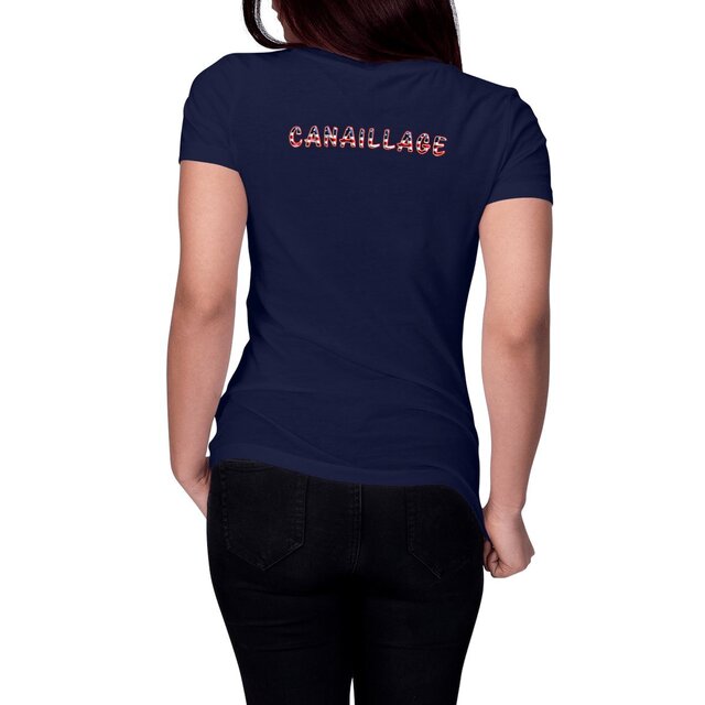 Image front T-shirt femme canaillage USA