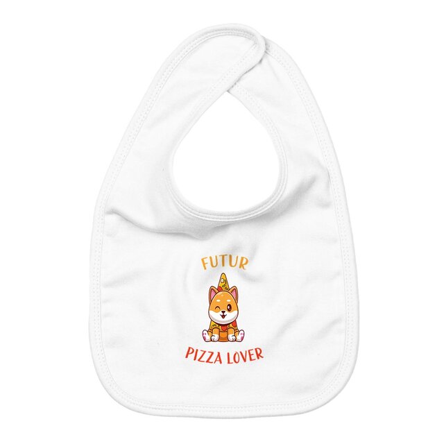 Image back bavoir futur pizza lover