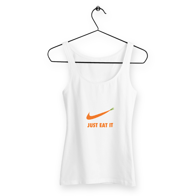 Image back Débardeur femme just eat it
