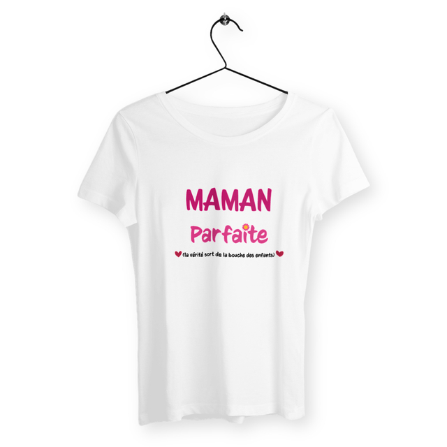 Image back T-shirt femme maman parfaite