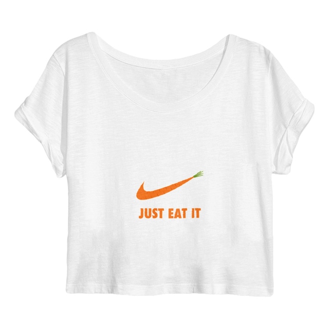 Image back Crop top just eat it