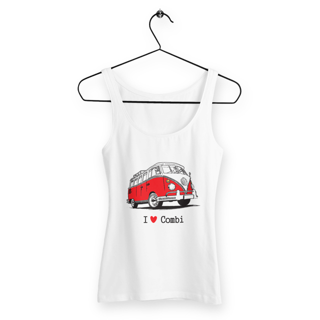 Image back Débardeur femme I love combi