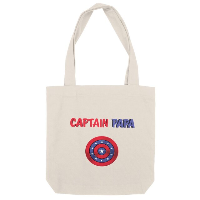 Image back Sac coton captain papa