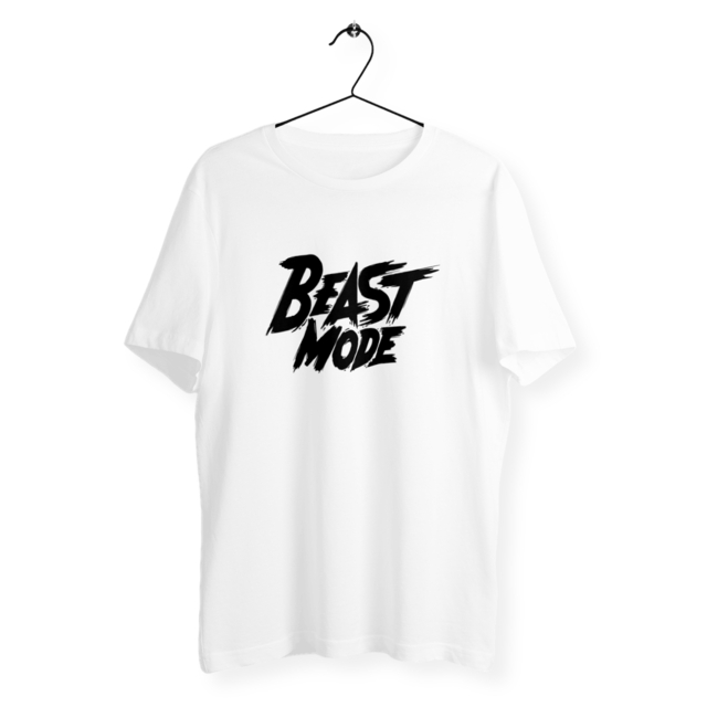 Image back T-shirt homme beast mode