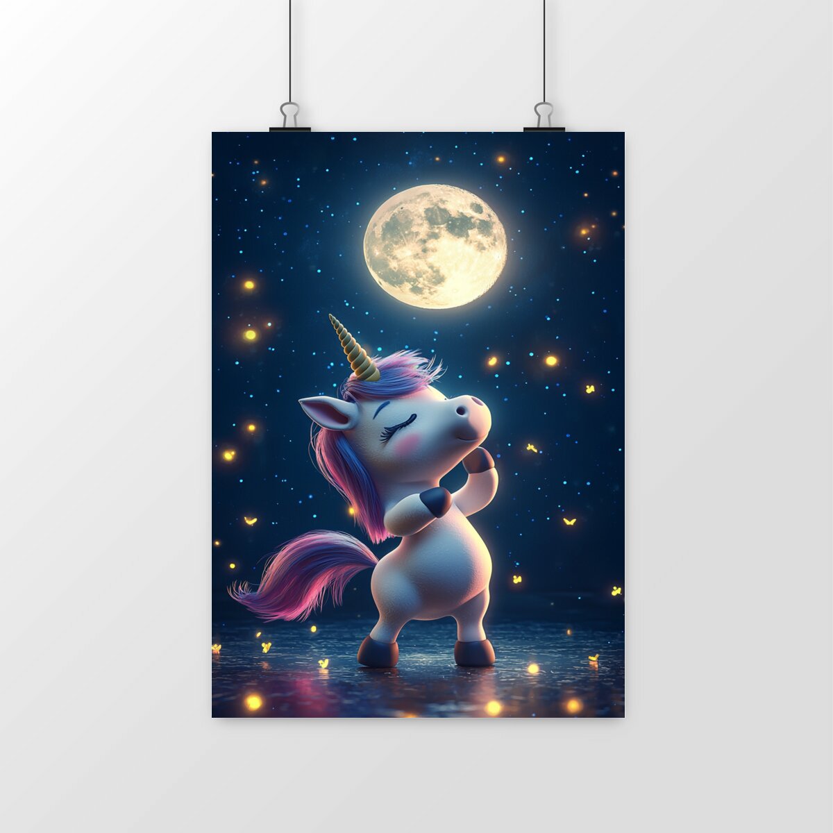 Image front Poster au clair de la licorne