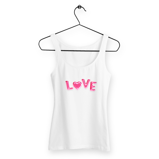 Image back Débardeur femme love