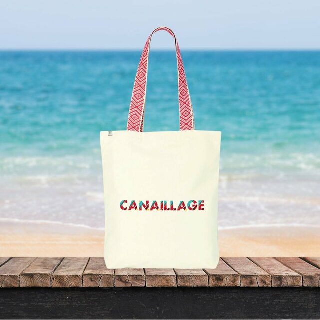 Image du produit Sac coton ethnique Canaillage Stripe
