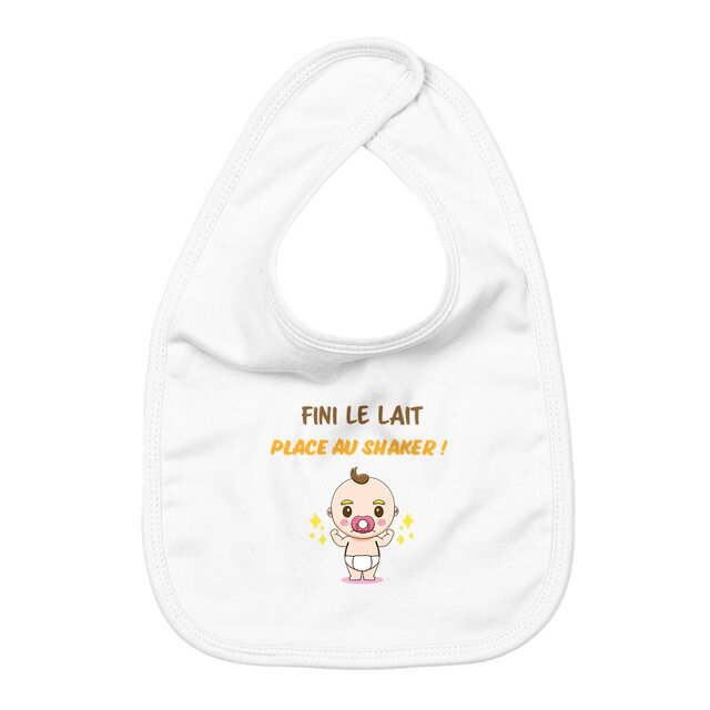 Image back bavoir fini le lait place au shaker