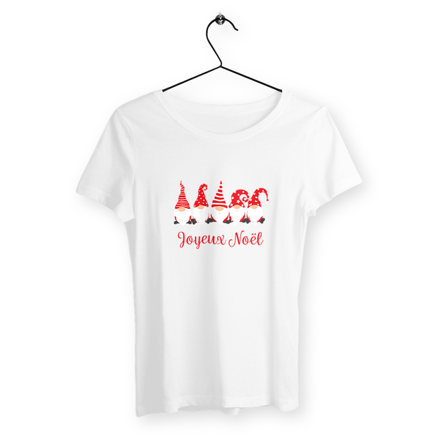 Image back T-shirt femme Joyeux Noël