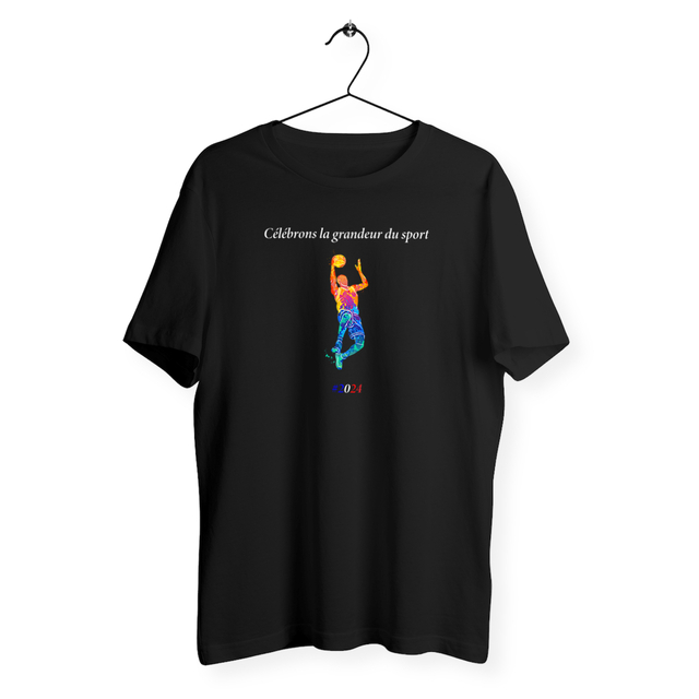 Image back T-shirt homme basket