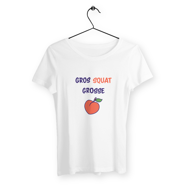 Image back T-shirt femme gros squat