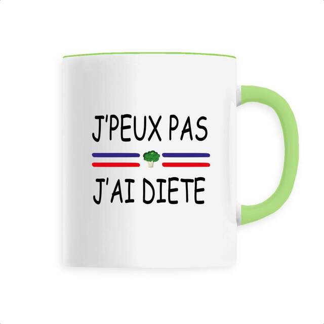 Image back Mug céramique j'peux pas j'ai diète