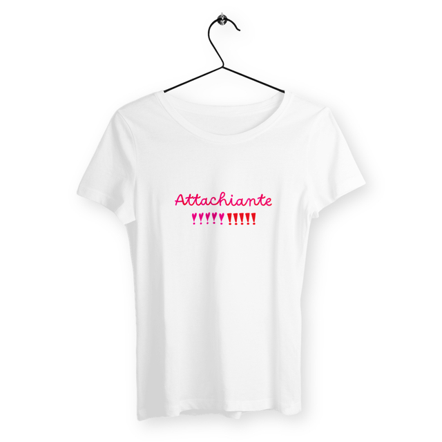 Image back T-shirt femme attachiante