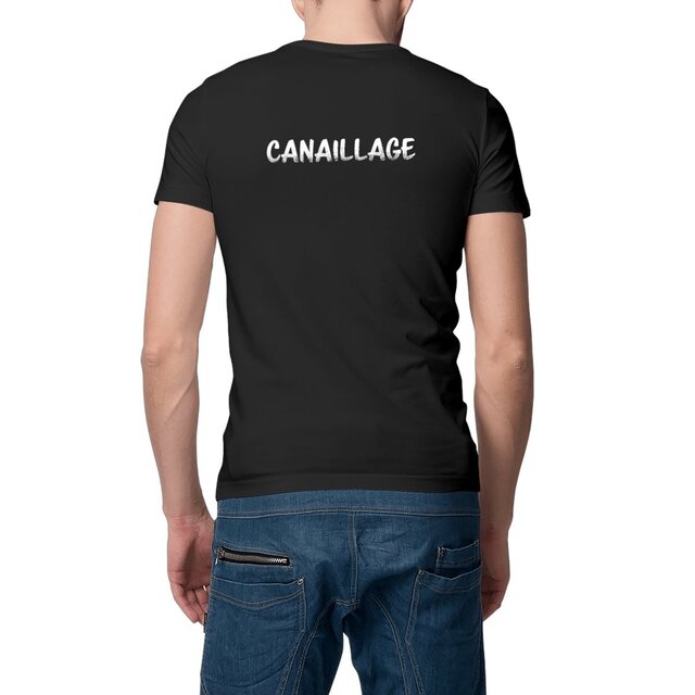 Image front T-shirt homme canaillage damage