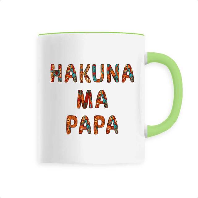Image back Mug céramique hakuna ma papa