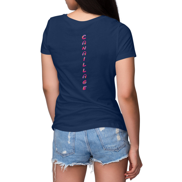 Image front T-shirt femme Canaillage Intense