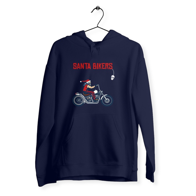 Image back Sweat unisexe santa bikers