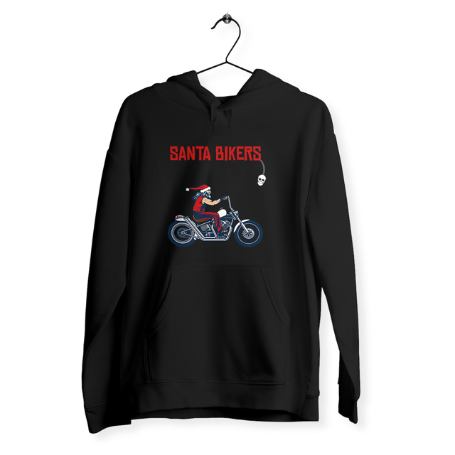 Image front Sweat unisexe santa bikers