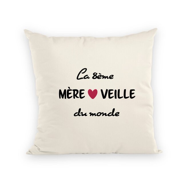 Image back Coussin 8ème mereveille du monde