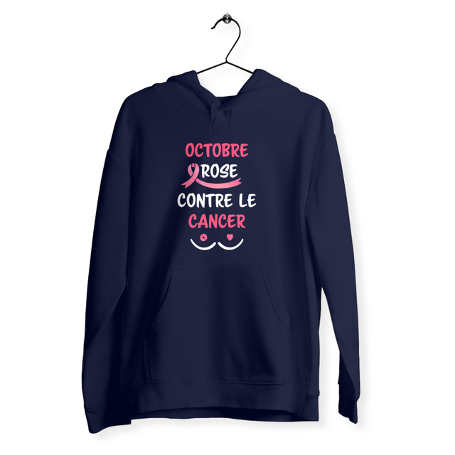 Image back Sweat femme octobre rose