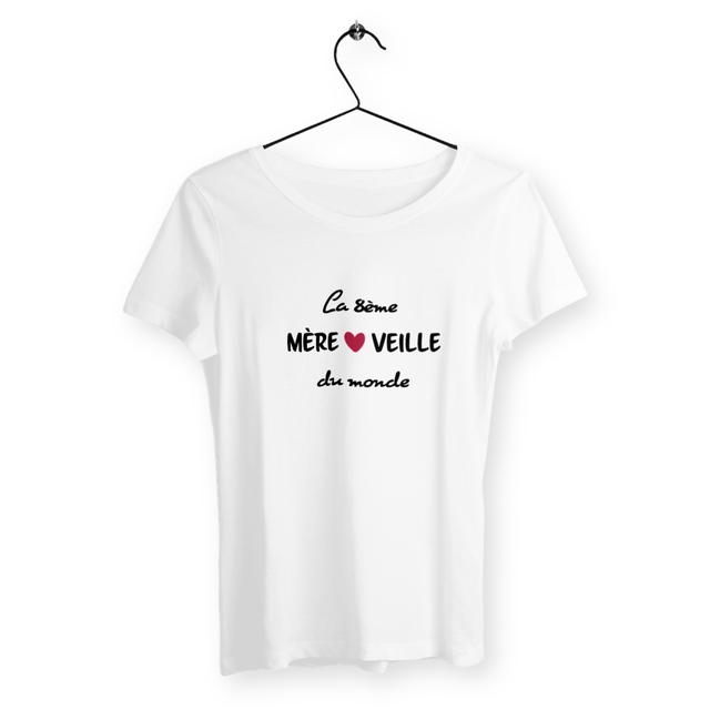 Image back T-shirt femme 8ème mereveille du monde