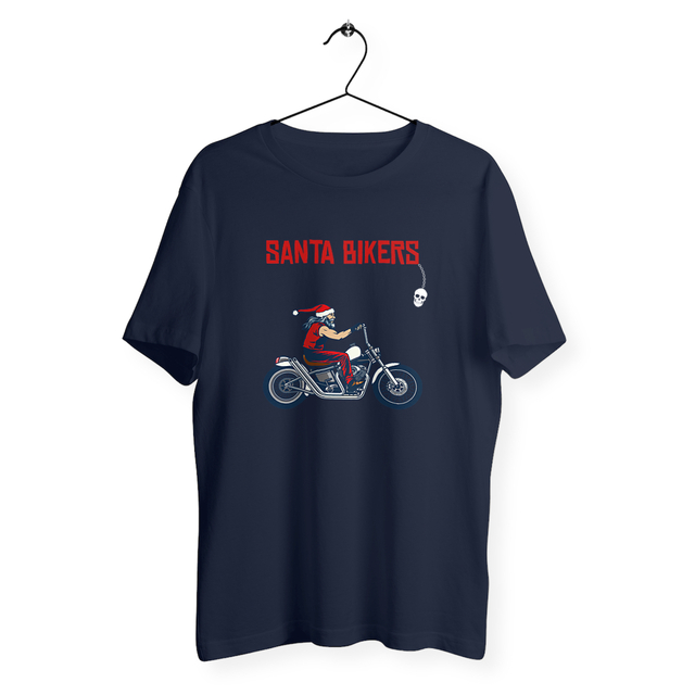 Image back T-shirt homme santa bikers