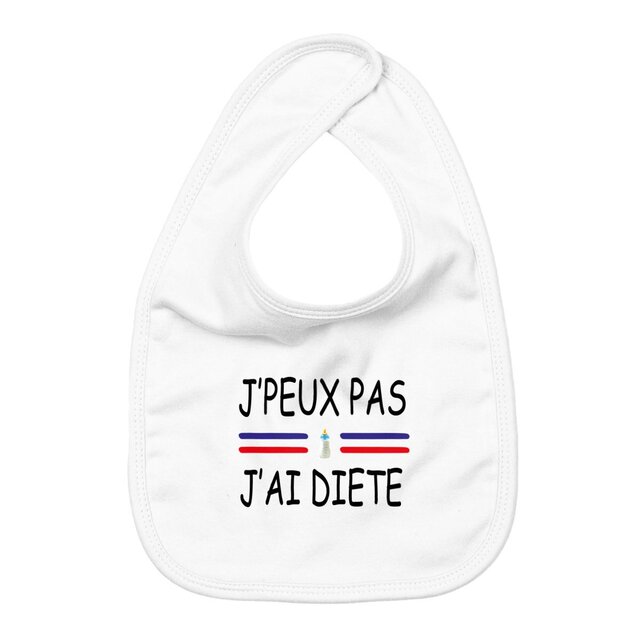 Image back bavoir j peux pas j ai diete