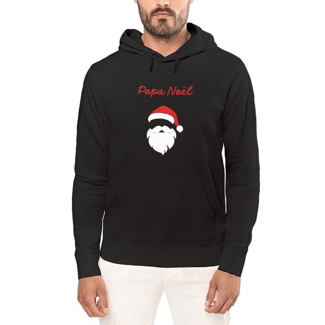 Image front Sweat homme papa Noël