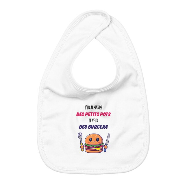Image back Bavoir marre des petits pots